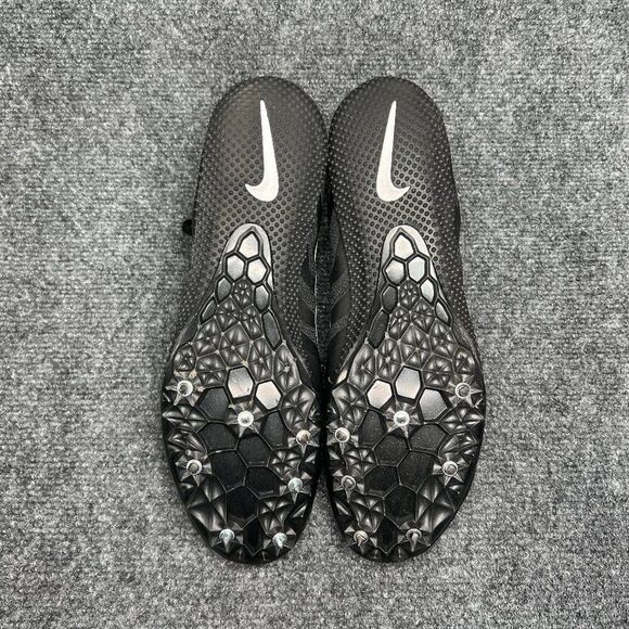 Nike Zoom Rival S 9 Track Shoes Men 8 Black Sprint Sprinting Speed Running Spike - Picture 9 of 11